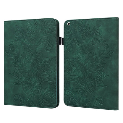 Lace Flower Embossing Pattern Horizontal Flip Leather Case with Holder & Card Slots & Wallet & Photo Frame & Sleep / Wake-up Function For iPad Pro 10.5 2017 / 10.2 2019(Green) - iPad Pro 10.5 inch Cases by buy2fix | Online Shopping UK | buy2fix