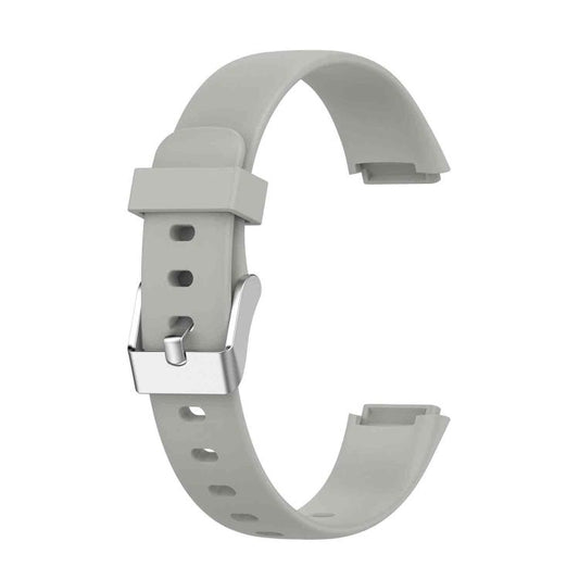 xDfind For Fitbit Luxe Silicone Color Buckle Watch Band, Size:S(Grey) by xDfind