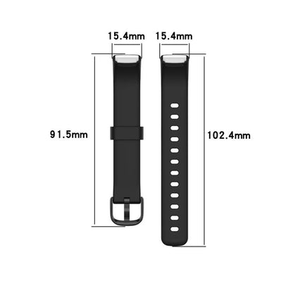 xDfind For Fitbit Luxe Silicone Color Buckle Watch Band, Size:S(Apricot) by xDfind