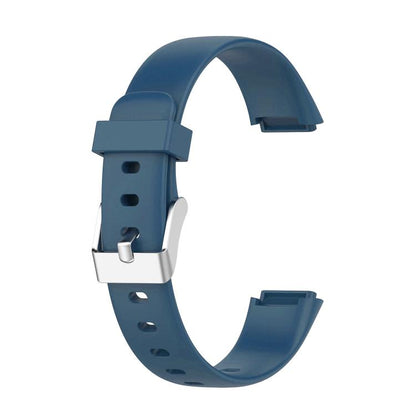 xDfind For Fitbit Luxe Silicone Color Buckle Watch Band, Size:L(Dark Blue) by xDfind