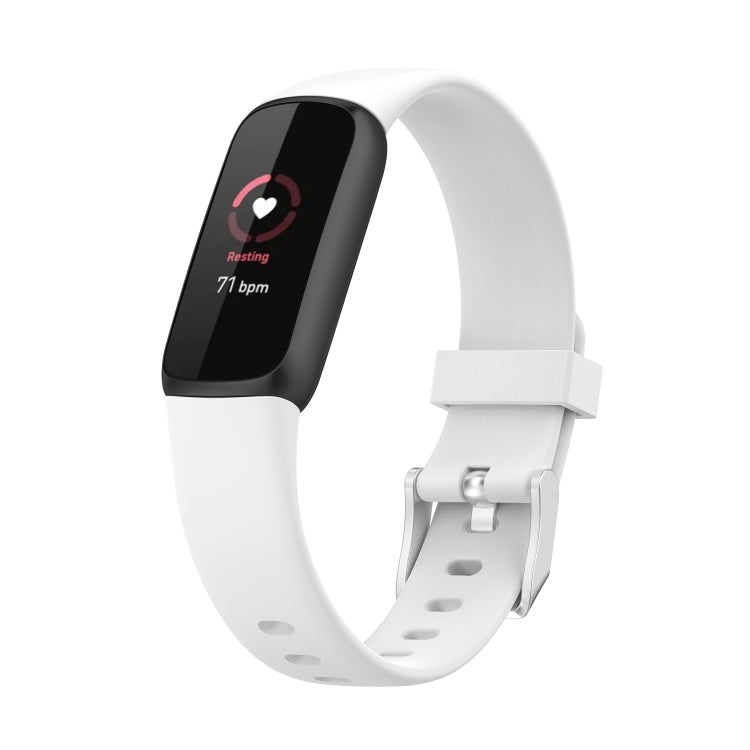 For Fitbit Luxe xDFind Silicone Watch Band, Size:S(White) by xDfind