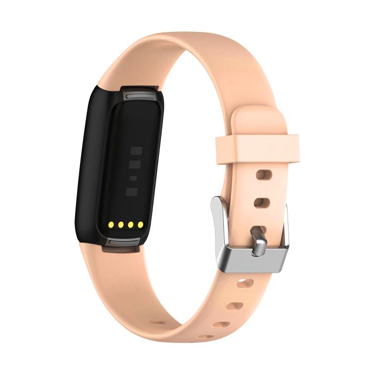For Fitbit Luxe xDFind Silicone Watch Band, Size:S(Sand Pink) by xDfind