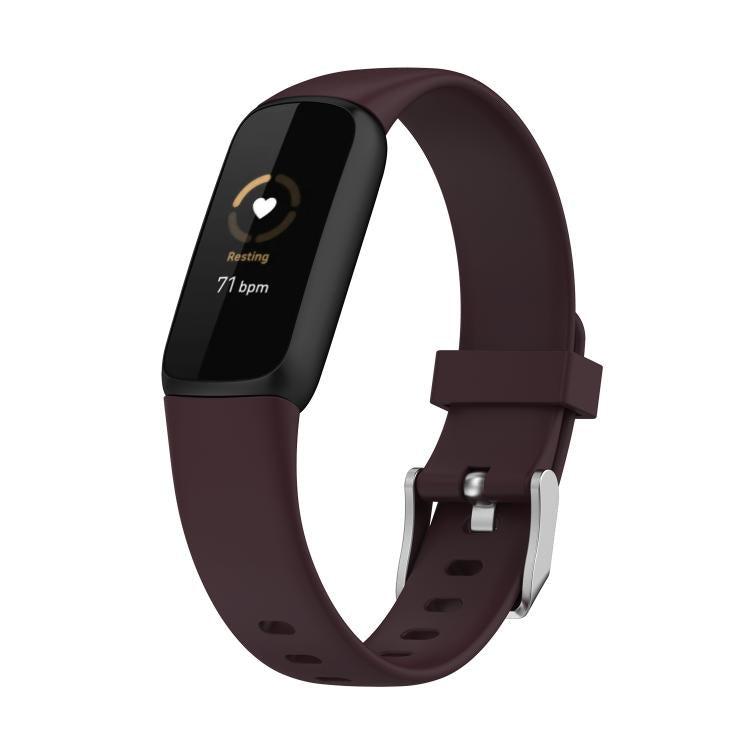 For Fitbit Luxe xDFind Silicone Watch Band, Size:S(Dark Purple) by xDfind