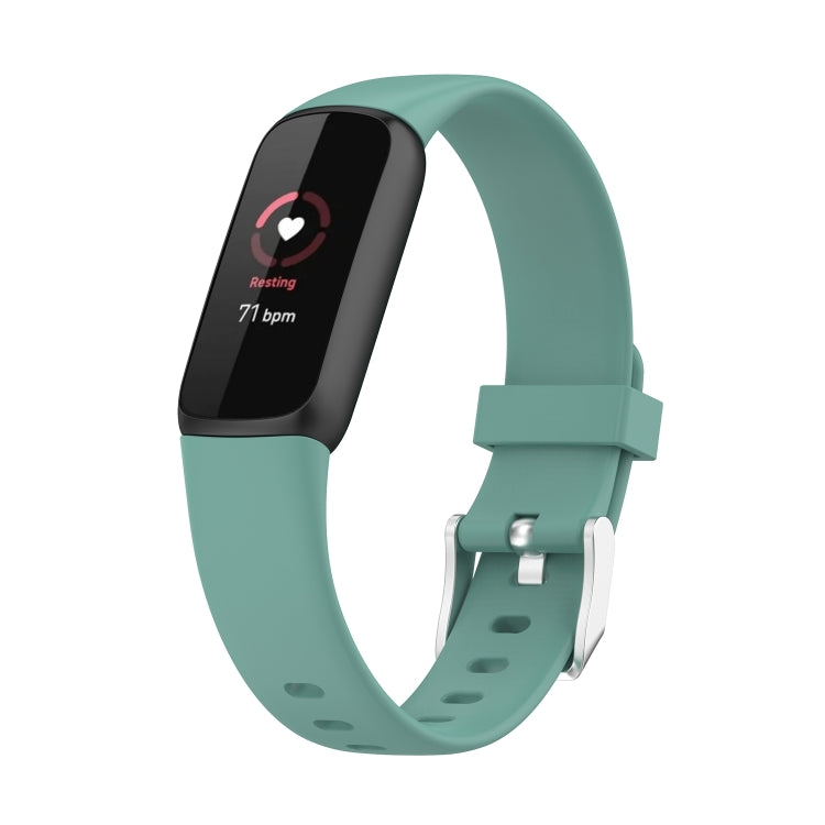 For Fitbit Luxe xDFind Silicone Watch Band, Size:S (Pine Needle Green) by xDfind
