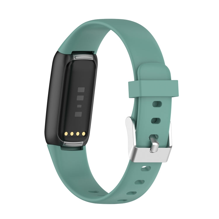 For Fitbit Luxe xDFind Silicone Watch Band, Size:S (Pine Needle Green) by xDfind
