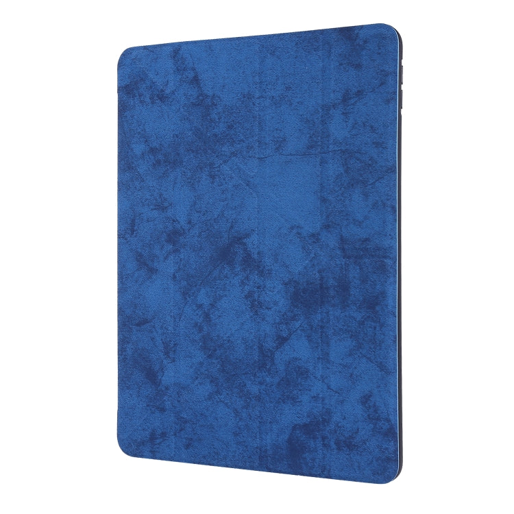 For iPad 10.2 2021 / 2020 / 2019 / iPad 10.2 2020 Silk Texture Horizontal Deformation Flip Leather Case with Holder & Pen Slot(Blue) - iPad 10.2 Cases by buy2fix | Online Shopping UK | buy2fix