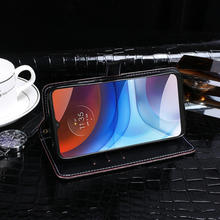 For Lenovo K13 idewei Crocodile Texture Horizontal Flip Leather Case with Holder & Card Slots & Wallet(Dark Blue) - Lenovo by idewei | Online Shopping UK | buy2fix