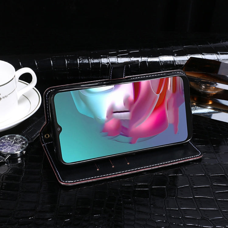 For Lenovo K13 Note idewei Crocodile Texture Horizontal Flip Leather Case with Holder & Card Slots & Wallet(Dark Blue) - Lenovo by idewei | Online Shopping UK | buy2fix