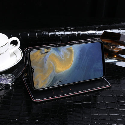 For ZTE Blade A51 idewei Crocodile Texture Horizontal Flip Leather Case with Holder & Card Slots & Wallet(Black) - ZTE Cases by idewei | Online Shopping UK | buy2fix