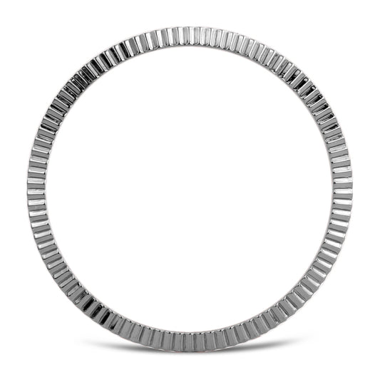 For Samsung Galaxy Watch 3 45mm Smart Watch Wave Texture Bezel Ring(Silver) by ENKAY