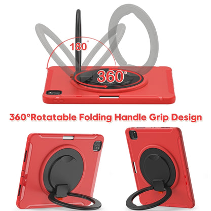 Shockproof TPU + PC Protective Case with 360 Degree Rotation Foldable Handle Grip Holder & Pen Slot For iPad Pro 12.9 2020 / 2018(Red) - More iPad Cases by buy2fix | Online Shopping UK | buy2fix