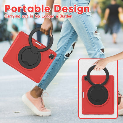 Shockproof TPU + PC Protective Case with 360 Degree Rotation Foldable Handle Grip Holder & Pen Slot For iPad Pro 12.9 2020 / 2018(Red) - More iPad Cases by buy2fix | Online Shopping UK | buy2fix
