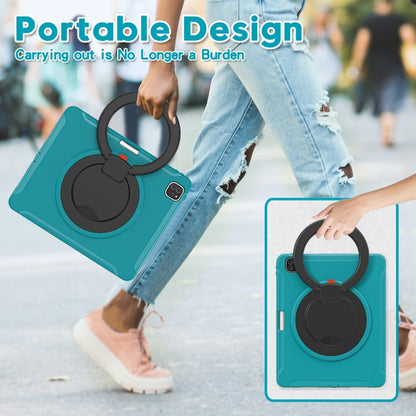 Shockproof TPU + PC Protective Case with 360 Degree Rotation Foldable Handle Grip Holder & Pen Slot For iPad Pro 12.9 2020 / 2018(Blue) - More iPad Cases by buy2fix | Online Shopping UK | buy2fix