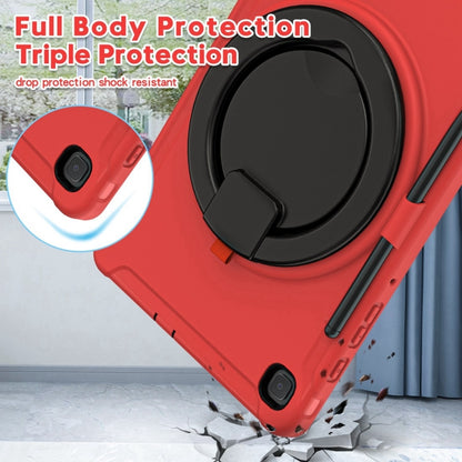 Shockproof TPU + PC Protective Case with 360 Degree Rotation Foldable Handle Grip Holder & Pen Slot For Samsung Galaxy Tab S6 Lite 10.4 inch P610(Red) - Tab S6 Lite P610 / P615 by buy2fix | Online Shopping UK | buy2fix