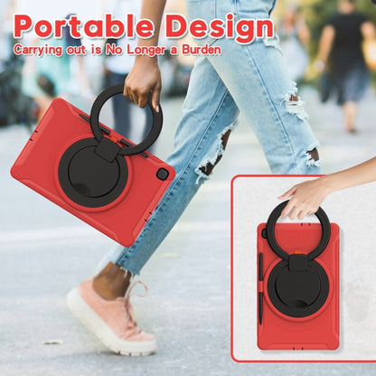 Shockproof TPU + PC Protective Case with 360 Degree Rotation Foldable Handle Grip Holder & Pen Slot For Samsung Galaxy Tab S6 Lite 10.4 inch P610(Red) - Tab S6 Lite P610 / P615 by buy2fix | Online Shopping UK | buy2fix