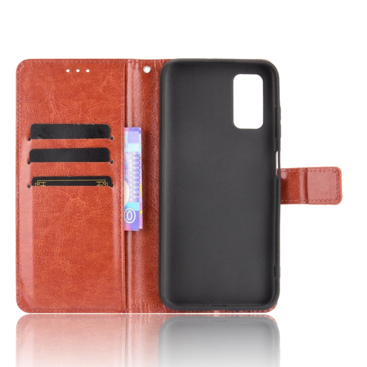 For Blackview A90 Crazy Horse Texture Horizontal Flip Leather Case with Holder & Card Slots & Lanyard(Brown) - More Brand by buy2fix | Online Shopping UK | buy2fix