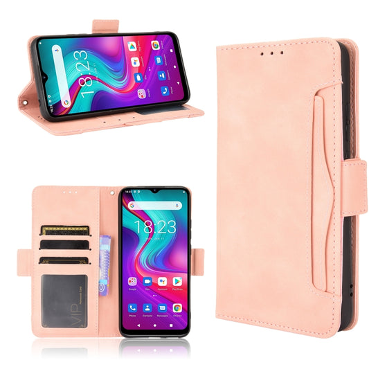 For Doogee X96 Pro Skin Feel Calf Pattern Horizontal Flip Leather Case with Holder & Card Slots & Photo Frame(Pink) by buy2fix