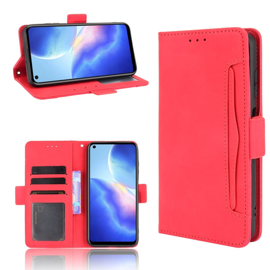 For Blackview A90 Skin Feel Calf Pattern Horizontal Flip Leather Case with Holder & Card Slots & Photo Frame(Red) - More Brand by buy2fix | Online Shopping UK | buy2fix