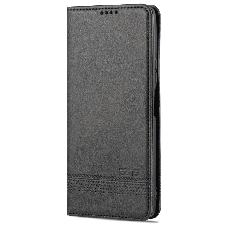For Honor 50 SE AZNS Magnetic Calf Texture Horizontal Flip Leather Case with Card Slots & Holder & Wallet(Black) - Honor Cases by AZNS | Online Shopping UK | buy2fix