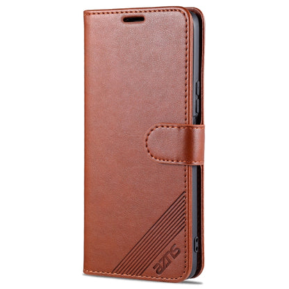 For Honor X20 SE AZNS Sheepskin Texture Horizontal Flip Leather Case with Holder & Card Slots & Wallet(Brown) - Honor Cases by AZNS | Online Shopping UK | buy2fix