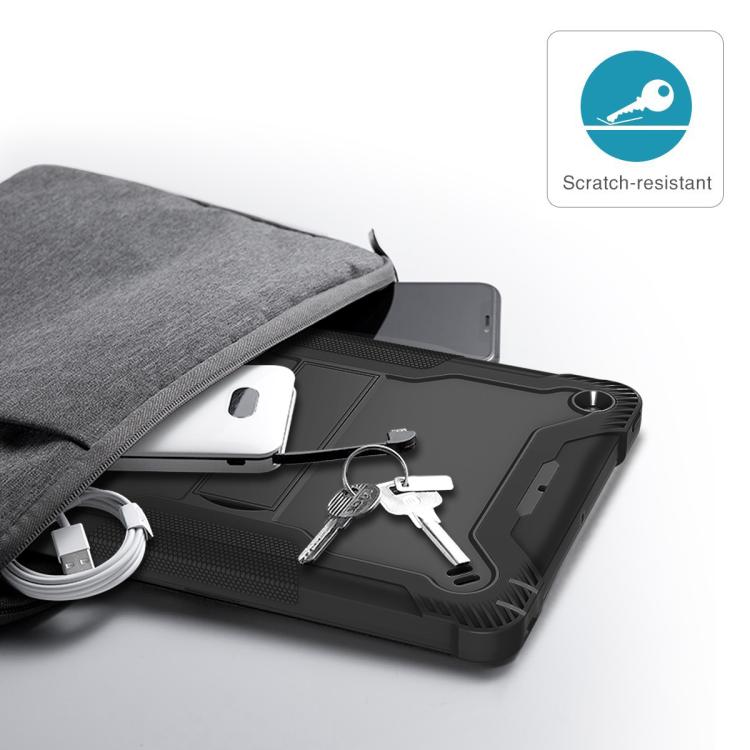 Silicone + PC Shockproof Protective Case with Holder For iPad 9.7 inch (2017/2018)(Black) by buy2fix