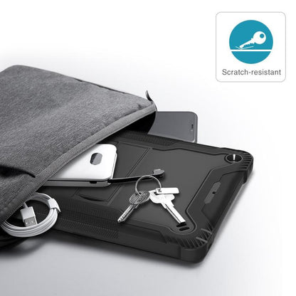 Silicone + PC Shockproof Protective Case with Holder For iPad 9.7 inch (2017/2018)(Black) by buy2fix