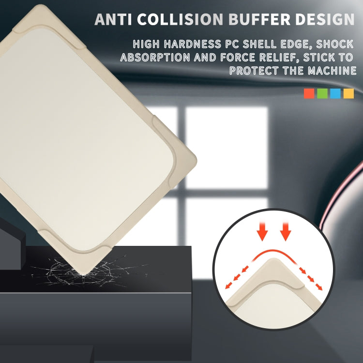 TPU + PC Two-color Anti-fall Laptop Protective Case For Microsoft Surface Go 1 / 2 12.4 1943 / 2013(Khaki) - Microsoft by buy2fix | Online Shopping UK | buy2fix