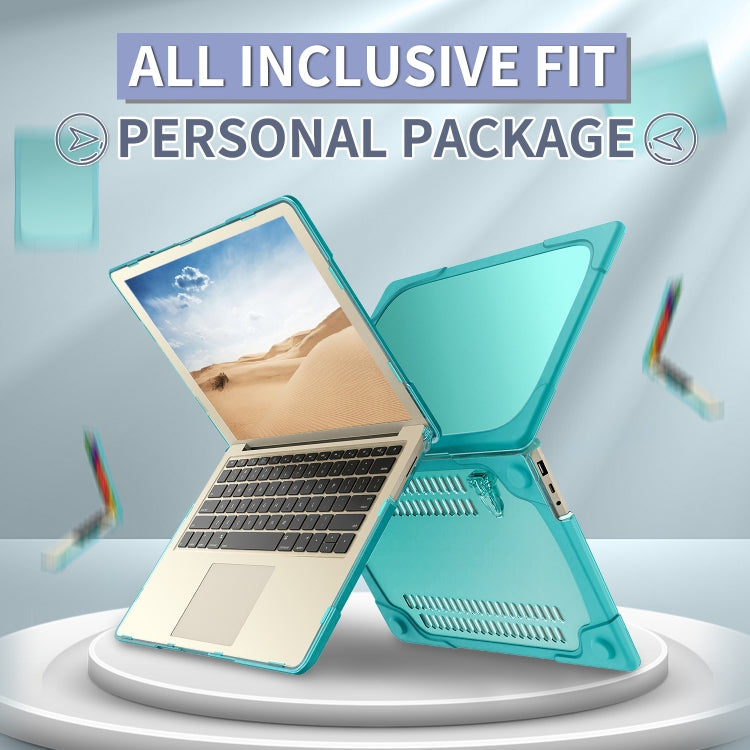 TPU + PC Two-color Anti-fall Laptop Protective Case For Microsoft Surface Go 1 / 2 12.4 1943 / 2013(Sky Blue) - Microsoft by buy2fix | Online Shopping UK | buy2fix