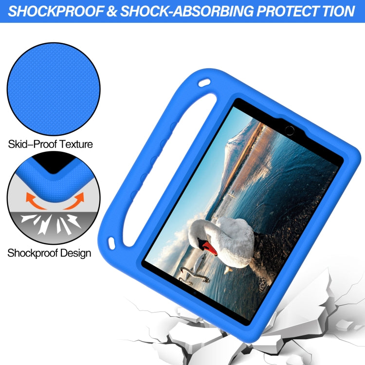 Handle Portable EVA Shockproof Anti Falling Protective Case with Triangle Holder For iPad mini 5 / 4 / 3 / 2 / 1 (Blue) - iPad Mini 4 & 3 & 2 & 1 Cases by buy2fix | Online Shopping UK | buy2fix