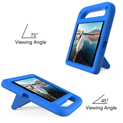 Handle Portable EVA Shockproof Anti Falling Protective Case with Triangle Holder For iPad mini 5 / 4 / 3 / 2 / 1 (Blue) - iPad Mini 4 & 3 & 2 & 1 Cases by buy2fix | Online Shopping UK | buy2fix