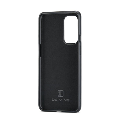 For OnePlus 9 Pro DG.MING M2 Series 3-Fold Multi Card Bag Back Cover Shockproof Case with Wallet & Holder Function(Coffee) - OnePlus Cases by DG.MING | Online Shopping UK | buy2fix