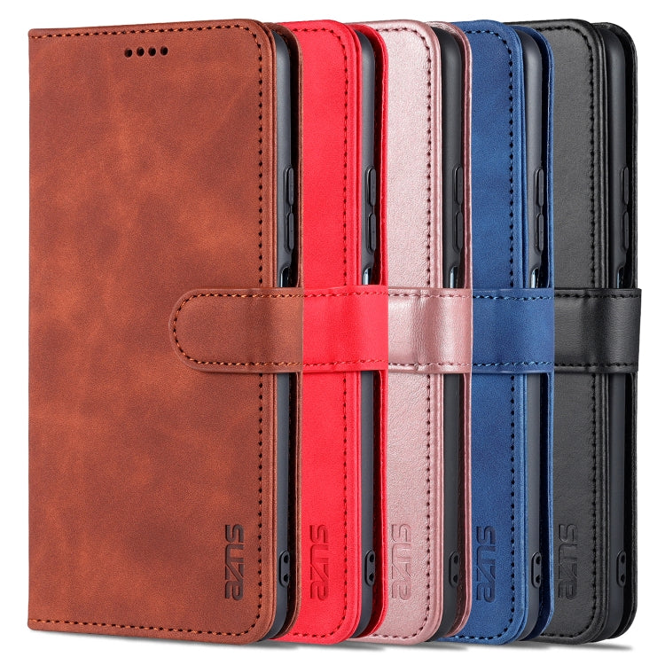 For Honor X20 SE AZNS Skin Feel Calf Texture Horizontal Flip Leather Case with Card Slots & Holder & Wallet(Rose Gold) - Honor Cases by AZNS | Online Shopping UK | buy2fix