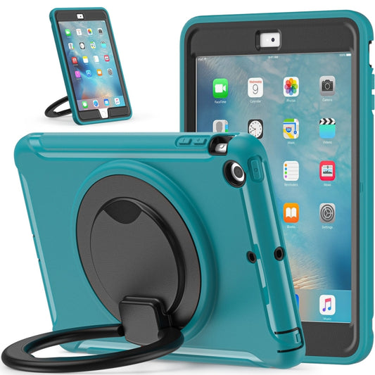 Shockproof TPU + PC Protective Case with 360 Degree Rotation Foldable Handle Grip Holder & Pen Slot For iPad mini 3 / 2 / 1(Blue) - iPad Mini 4 & 3 & 2 & 1 Cases by buy2fix | Online Shopping UK | buy2fix