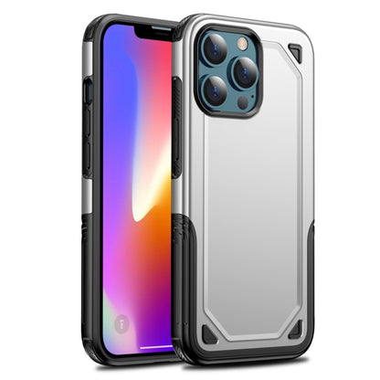 For iPhone 13 mini Shockproof Rugged Armor Protective Case (White) by buy2fix