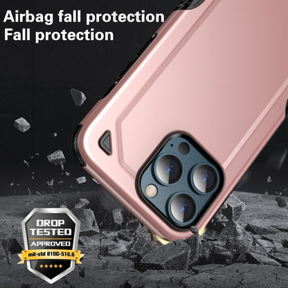 For iPhone 13 Pro Shockproof Rugged Armor Protective Case (Olive Green) by buy2fix