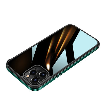 For iPhone 11 SULADA Shockproof Aviation Aluminum Metal Frame + Nano Glass + TPU Protective Case (Dark Night Green) - iPhone 11 Cases by SULADA | Online Shopping UK | buy2fix
