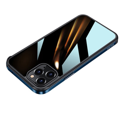 For iPhone 11 Pro SULADA Shockproof Aviation Aluminum Metal Frame + Nano Glass + TPU Protective Case (Dark Blue) - iPhone 11 Pro Cases by SULADA | Online Shopping UK | buy2fix