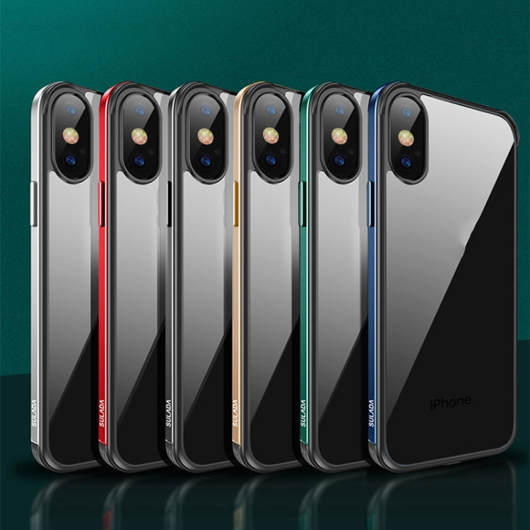 For iPhone XR SULADA Shockproof Aviation Aluminum Metal Frame + Nano Glass + TPU Protective Case(Silver) - More iPhone Cases by SULADA | Online Shopping UK | buy2fix