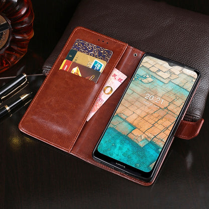 For Nokia C20 idewei Crazy Horse Texture Horizontal Flip Leather Case with Holder & Card Slots & Wallet(Rose Red) - Nokia Cases by idewei | Online Shopping UK | buy2fix