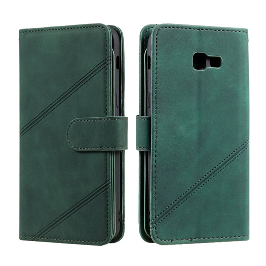 For Samsung Galaxy A5 2017 Skin Feel Business Horizontal Flip PU Leather Case with Holder & Multi-Card Slots & Wallet & Lanyard & Photo Frame(Green) by buy2fix