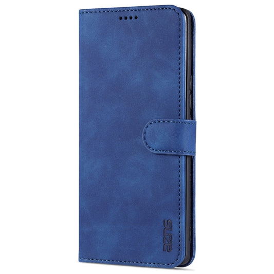 For Honor 50 AZNS Skin Feel Calf Texture Horizontal Flip Leather Case with Card Slots & Holder & Wallet(Blue) by AZNS