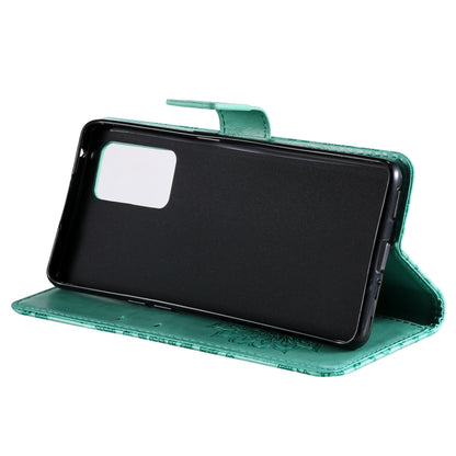 For OPPO Reno6 Pro 5G Sun Embossing Pattern Horizontal Flip Leather Case with Card Slot & Holder & Wallet & Lanyard(Green) - OPPO Cases by buy2fix | Online Shopping UK | buy2fix