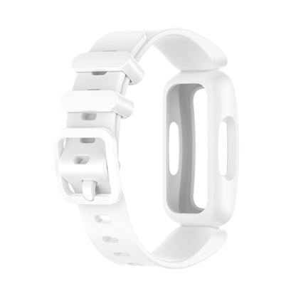 xDfind For Fitbit Ace 3 / Inspire2 Silicone Integrated Watch Band(White) by xDfind