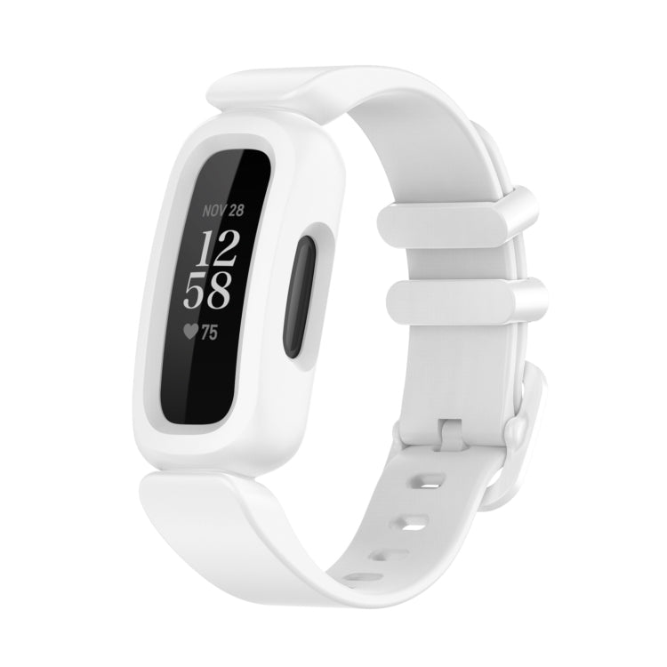 xDfind For Fitbit Ace 3 / Inspire2 Silicone Integrated Watch Band(White) by xDfind