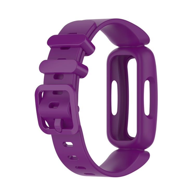 xDfind For Fitbit Ace 3 / Inspire2 Silicone Integrated Watch Band(Grape Purple) by xDfind