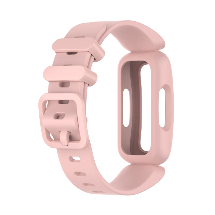 xDfind For Fitbit Ace 3 / Inspire2 Silicone Integrated Watch Band(Light Pink) by xDfind