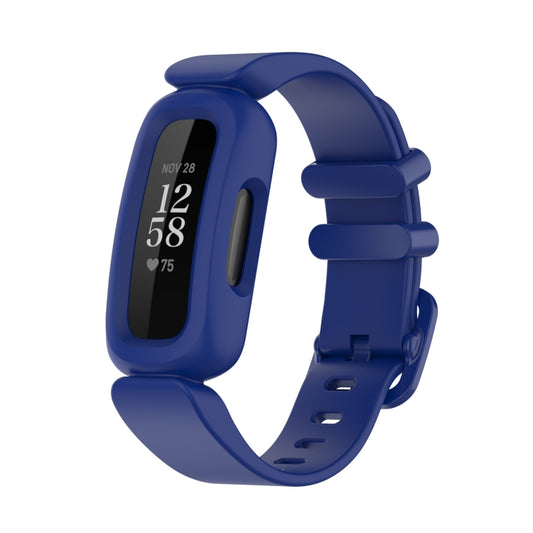 xDfind For Fitbit Ace 3 / Inspire2 Silicone Integrated Watch Band(Dark Blue) by xDfind