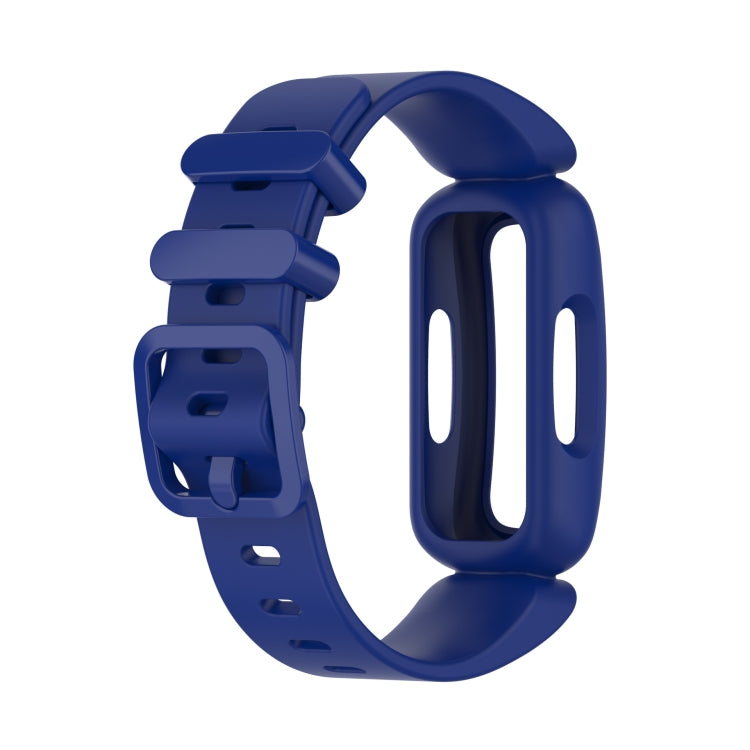 xDfind For Fitbit Ace 3 / Inspire2 Silicone Integrated Watch Band(Dark Blue) by xDfind