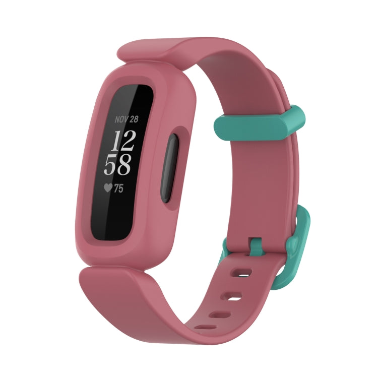 xDfind For Fitbit Ace 3 / Inspire2 Silicone Integrated Watch Band(Watermelon Red Green Buckle) by xDfind