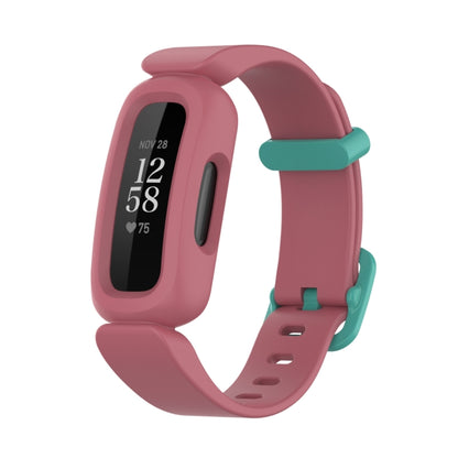 xDfind For Fitbit Ace 3 / Inspire2 Silicone Integrated Watch Band(Watermelon Red Green Buckle) by xDfind